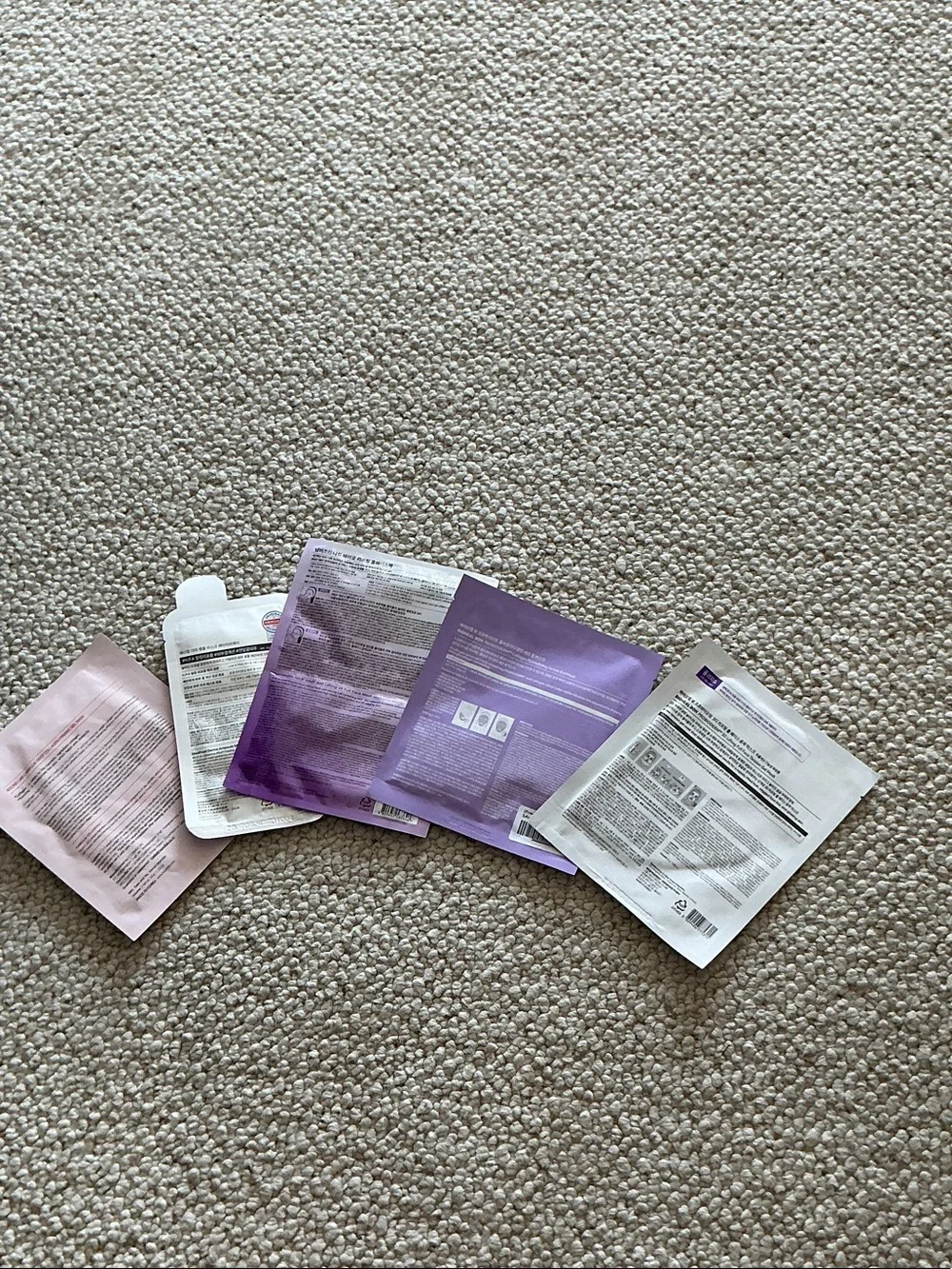Multi-Pack Women’s Sheet Mask Set — Purple & Pink Hydration Masks